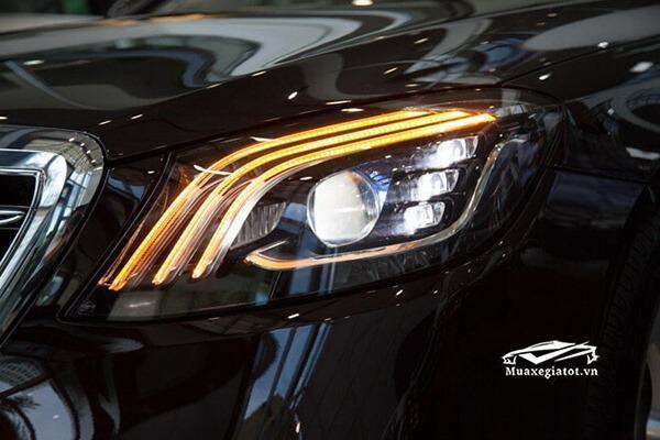 den truoc mercedes s450 2019 muaxegiatot vn - Đ&aacute;nh gi&aacute; xe Mercedes S450 2025: Nội thất được l&agrave;m mới sang trọng
