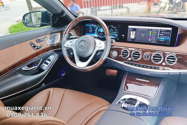 mercedes s450 2019 noi that nau muaxegiatot vn - Đ&aacute;nh gi&aacute; xe Mercedes S450 2025: Nội thất được l&agrave;m mới sang trọng